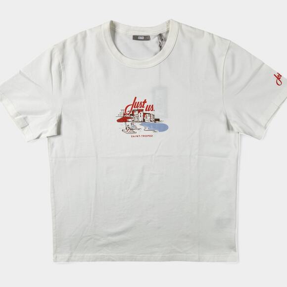 Kith White Short Sleeve Tee with Red and Blue Graphic - Picture 1 of 11